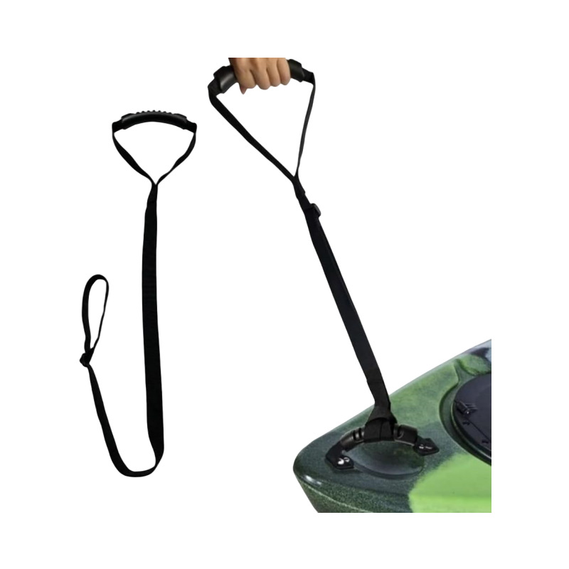 Kayak Traction Rope Standing Auxiliary Belt Canoe Tow Handle Pull Rope Traction Handle Strong Hand Adjustable