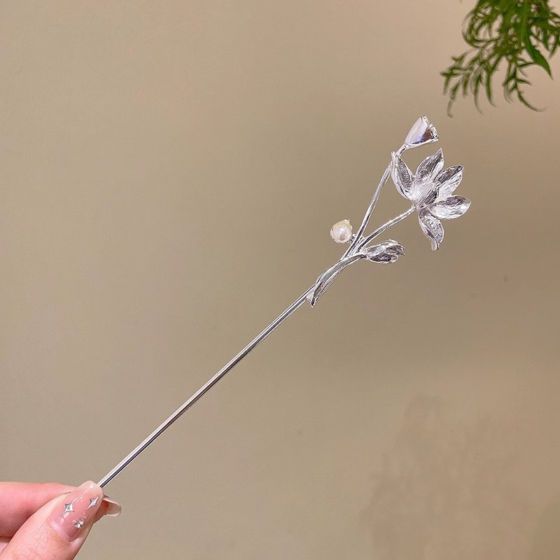 Lámpara Palacio emisor de luz horquilla borla de alto grado de las mujeres de estilo chino horquilla de pelo de estilo nacional updo pelo paso-sacudida chaleco falda