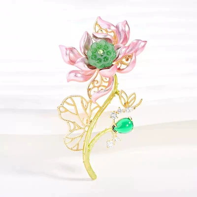 Yaxa sancaqları Lotus Brooch Niche Design