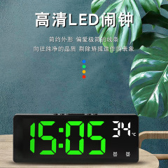 創造的な多機能電子時計、シンプルな大画面時計、複数のアラーム機能付き学生用時計、卸売メーカー直販6631