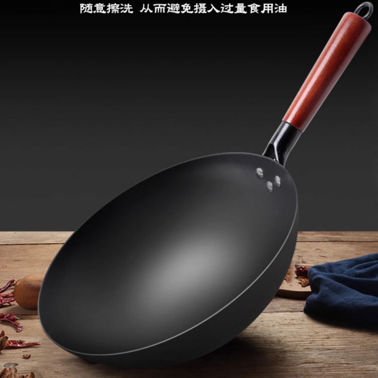 냄비, 철 냄비, 탄소강, 고급 철, 질화물, 구식 냄비, 가정용 붙지 않는 냄비, 코팅되지 않은 가스 스토브, 태국 전용