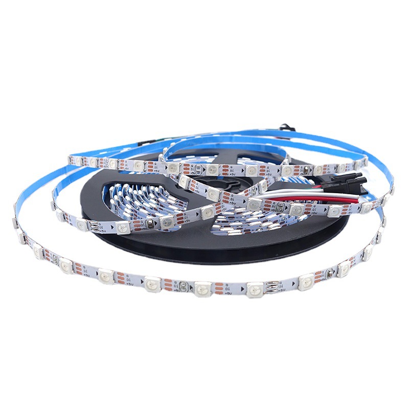WS2812B built-in IC light strip 5V fantasy color LED light strip 60…