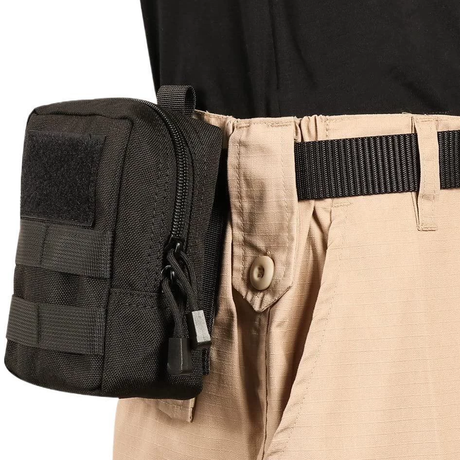 Уличная тактическая сумка для инструментов MOLLE, подвесная сумка, портативная поясная сумка для пеших прогулок, путешествий, поясная сумка EDC, спортивная поясная сумка