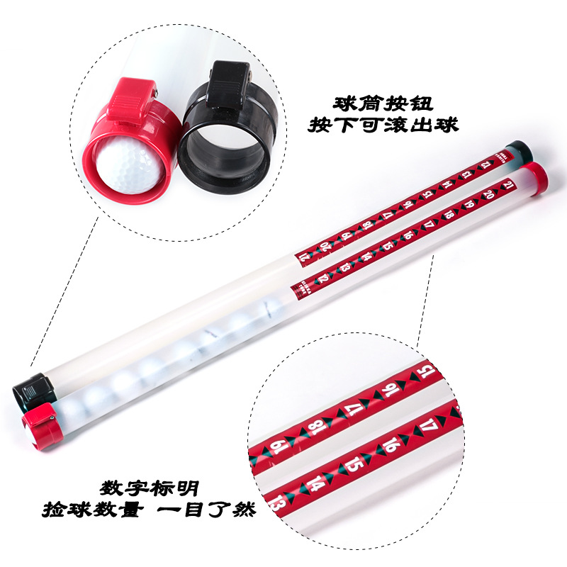 골프 투명 볼 픽업은 스케일 골프 액세서리와 함께 21 볼 피커 벤딩 프리 볼 피커를 잡을 수 있습니다.