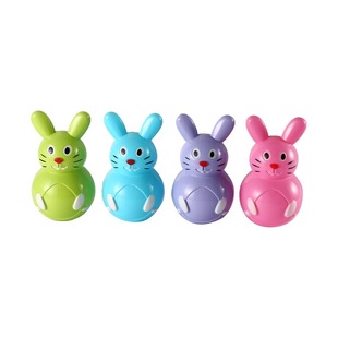 Plastic Big Rabbit Egg Children's Handmade Graffiti Toy Easter Egg Animal Egg Simulation Rabbit