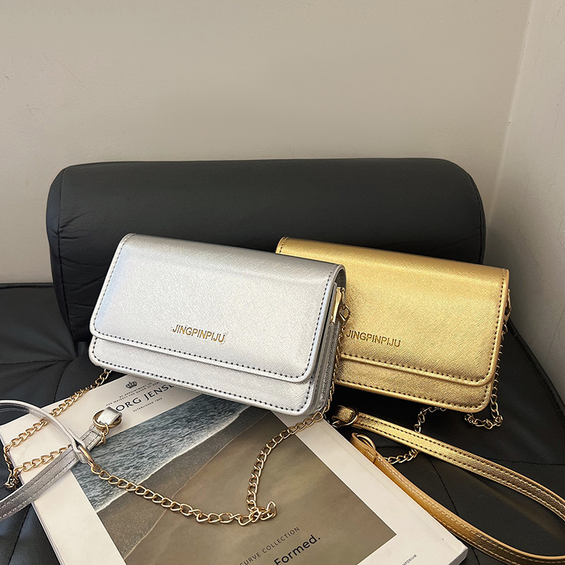 牙籤紋質感風琴包2024新款高顏值女士單肩斜跨包女包Women's bag