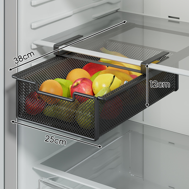 Caja Conservadora Tipo Cajón para Refrigerador, Almacenamiento y Drenaje, para Cocina