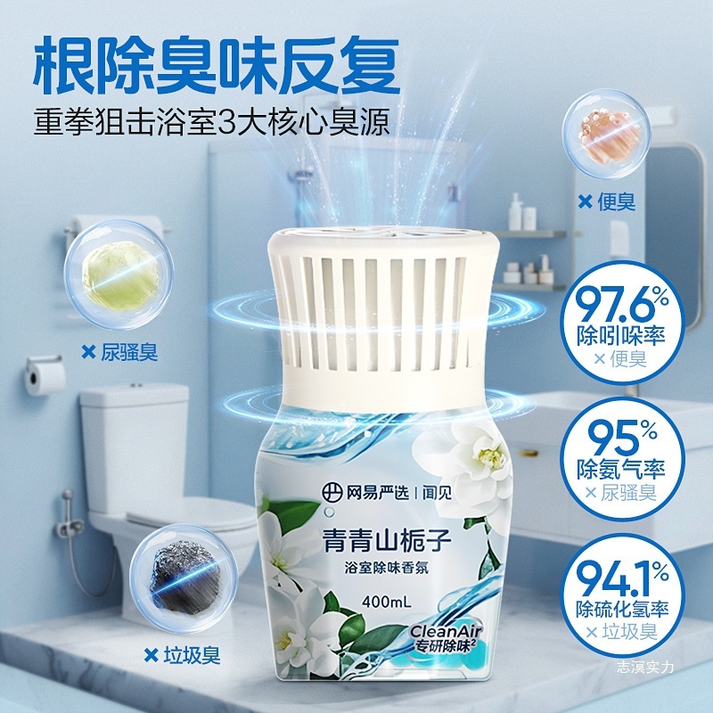 【金靖推荐】网易严选浴室香氛爆香瓶 精油爆香珠 除臭留香抑菌|undefined