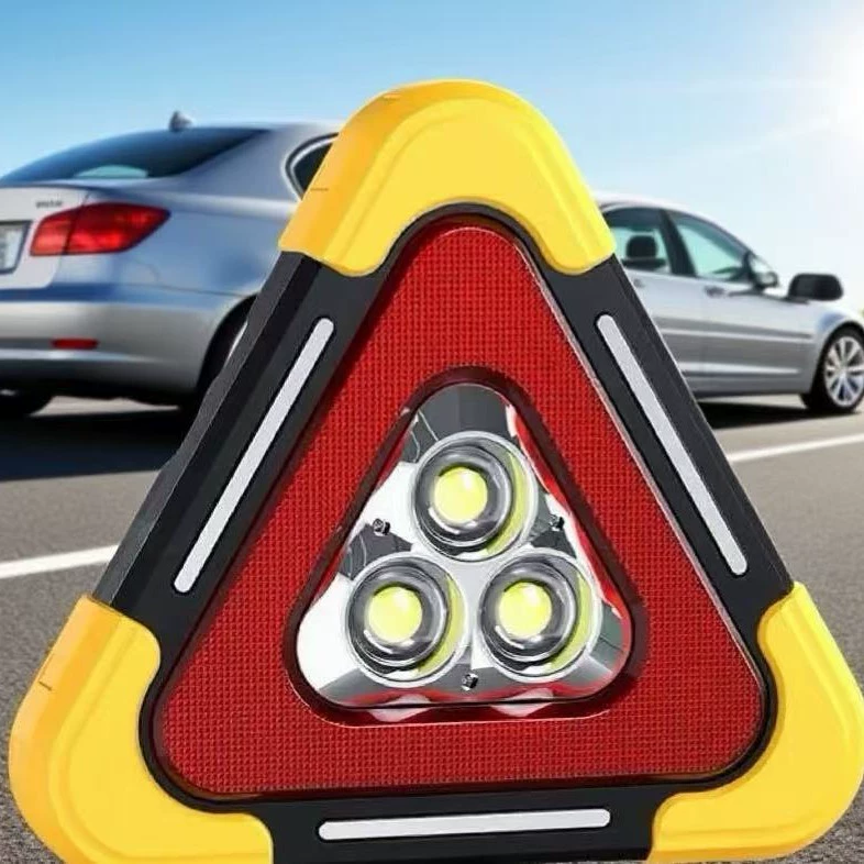 Поперечная подставка для предупреждающих знаков на транспортных средствах, автомобильный дорожный предупреждающий знак, штатив, солнечная светоотражающая аварийная сигнальная лампа