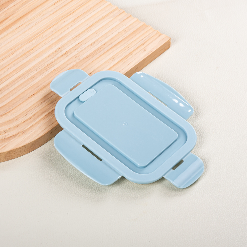 Caja de almacenamiento con cubierta Caja de microondas de vidrio Caja de almuerzo Refrigerador almacenamiento Caja de sellado Accesorios cubierta Caja de mesa cubierta