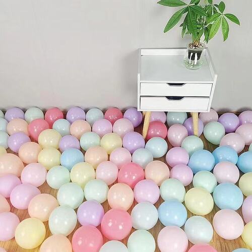 5 inch macaron balloon small round children's birthday party decoration handmade balloon shape wholesale