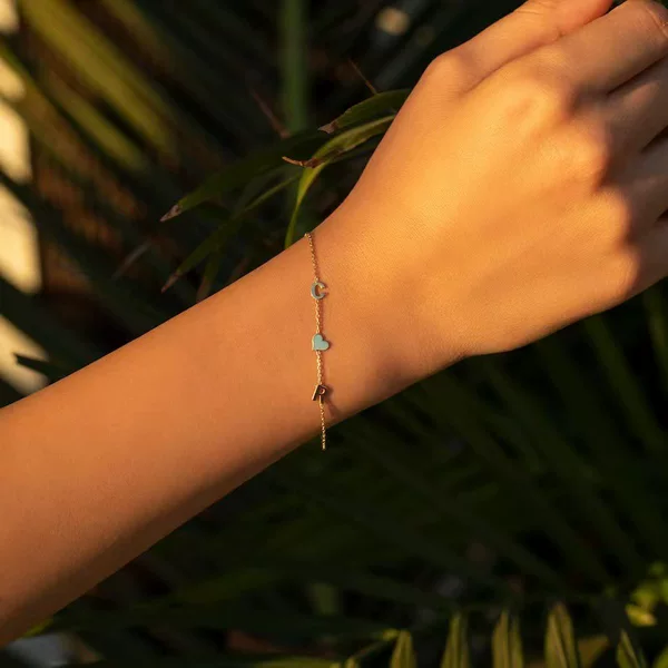 Cross-border Japanese and Korean Explosions Private Design Women's Personality Youth Fashion Name Bracelet High Sense Fashion Jewelry Wholesale