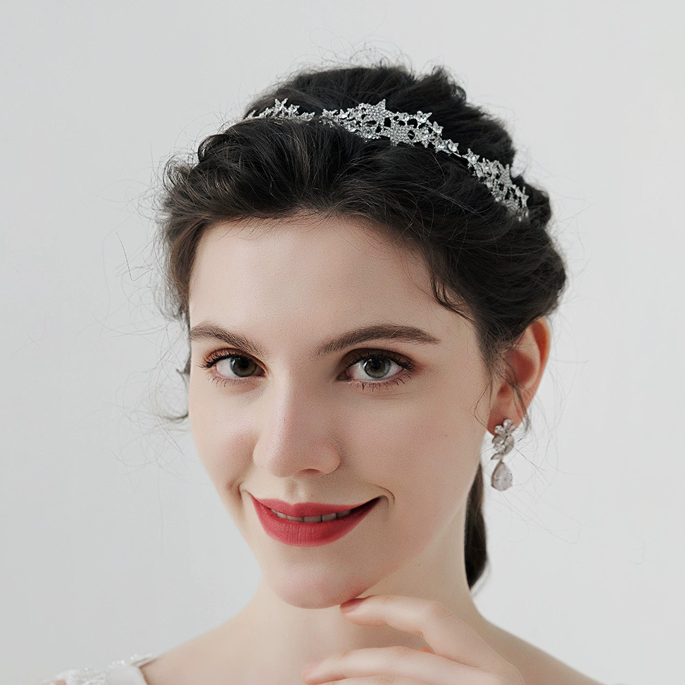 Сложная декоративная hair аксессуар для невесты, ободок, аксессуары