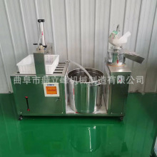 多功能豆腐压榨一体机多少钱不锈钢双联磨豆腐机蒸汽加热免费培训