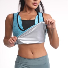 欧米メーカー直販 スポーツ用高発汗シルバーメンブレンコーティング発汗服 レディース発汗ベスト
