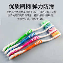 Shuchen Adult Soft Bristle Toothbrush with Independent Packaging, 1 Piece, Full Carton Wholesale, Gender Neutral Gum Protecting Fine Soft Bristle Toothbrush