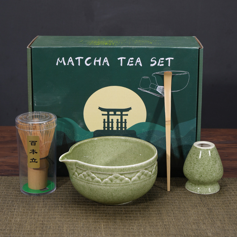 Japanese-style matcha pot ceramic tea set Song Dynasty point tea matcha tea stand tea tools tea ceremony Accessories Wholesale