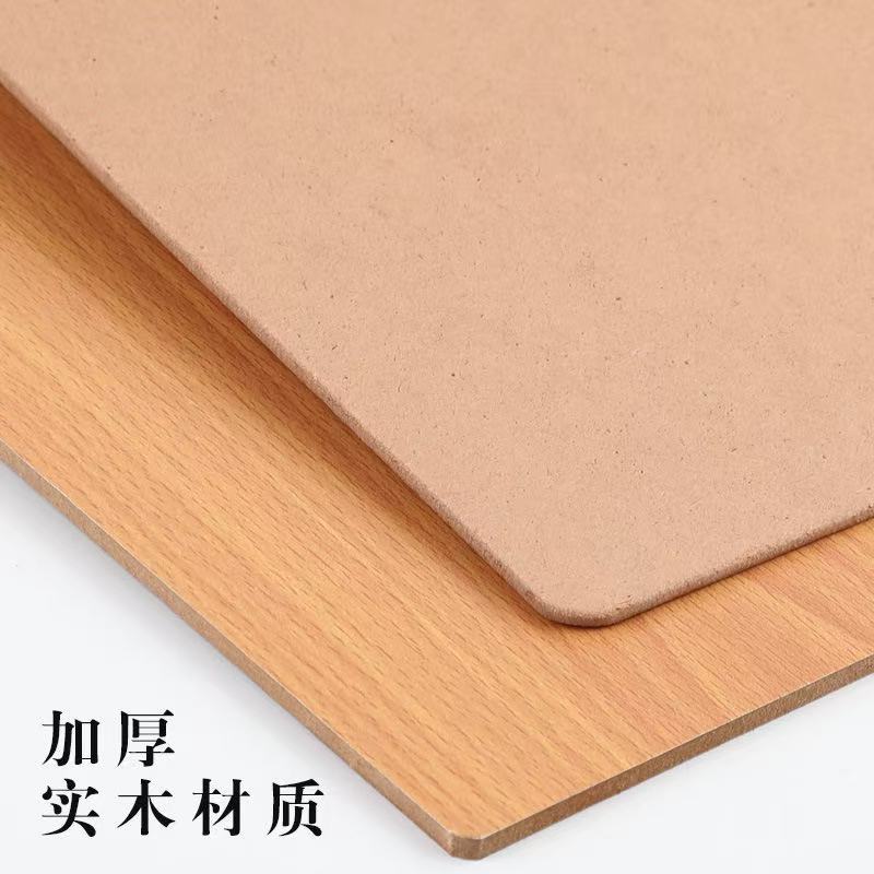 Clip de madera gruesa a4 tablero de carpetas tablero de escritura a5 tablero de contraplaca de papel suministros de oficina colgando carpetas al por mayor