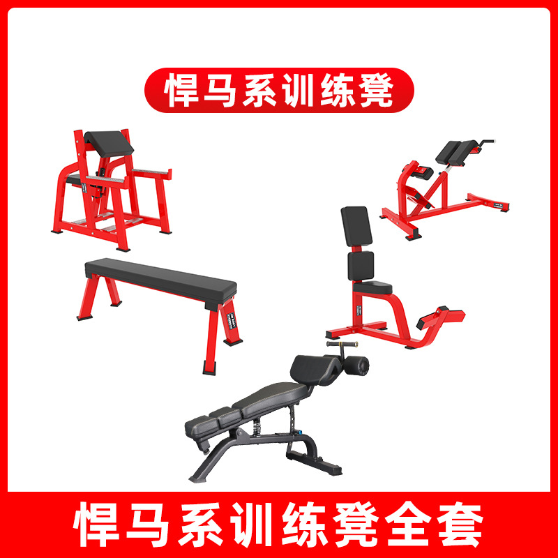 Silla de ejercicios comercial ajustable, taburete horizontal, empuje reclinado, levantamiento de pesas, taburete romano, taburete multifuncional, taburete abdominal