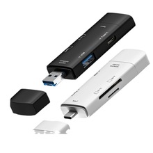 USB多合一TFSD卡两用OTG读卡器安卓type-c手机电脑U盘拓展器