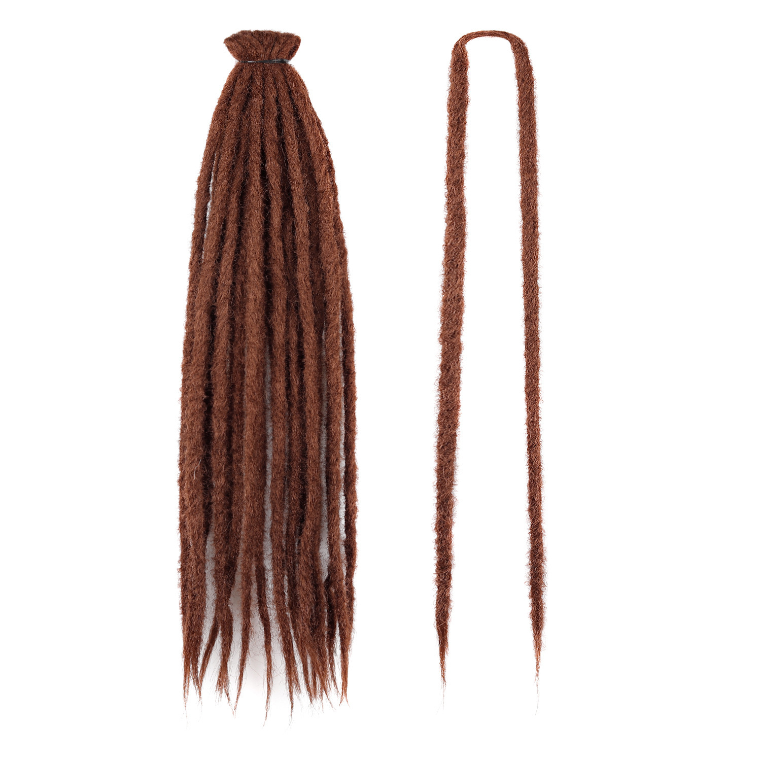 Exportación de comercio exterior europea y americana peruca de crochet una sola mano frotando trenzas africanas hip-hop 24 pulgadas trenzas perucas rectas trenzas