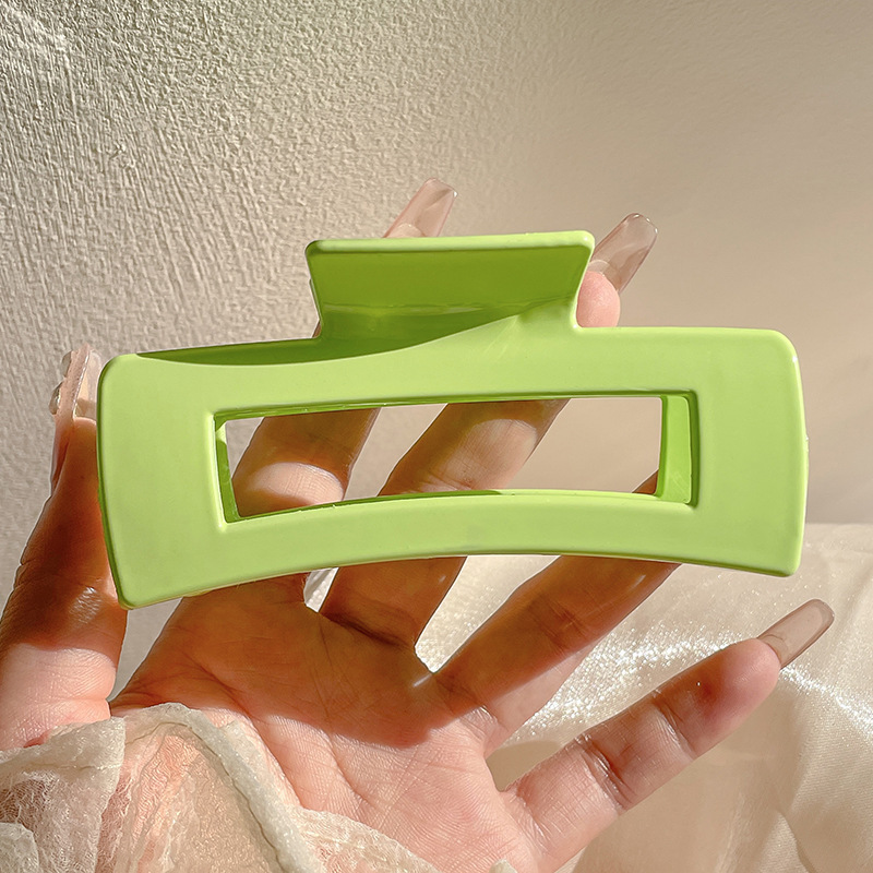 Clip de agarre simple de verano, volumen de cabello de alta calidad, clip de tiburón, horquilla grande, horquilla, nuevo cabello femenino, tocado 2024