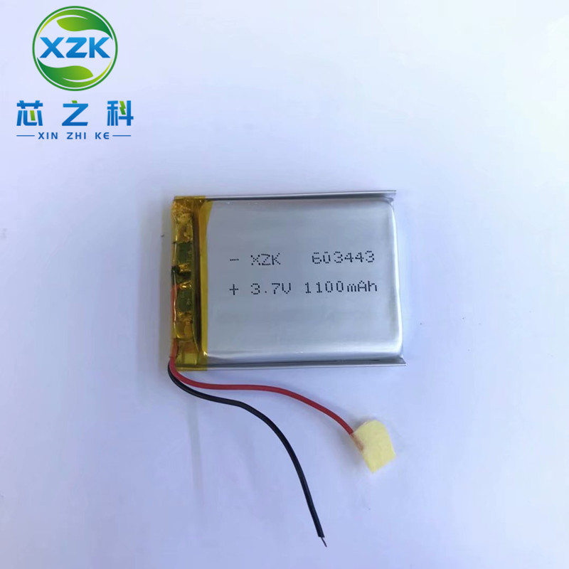 厂家603443聚合物锂电池3.7V1000MAH加湿器蓝牙音箱音箱点火器