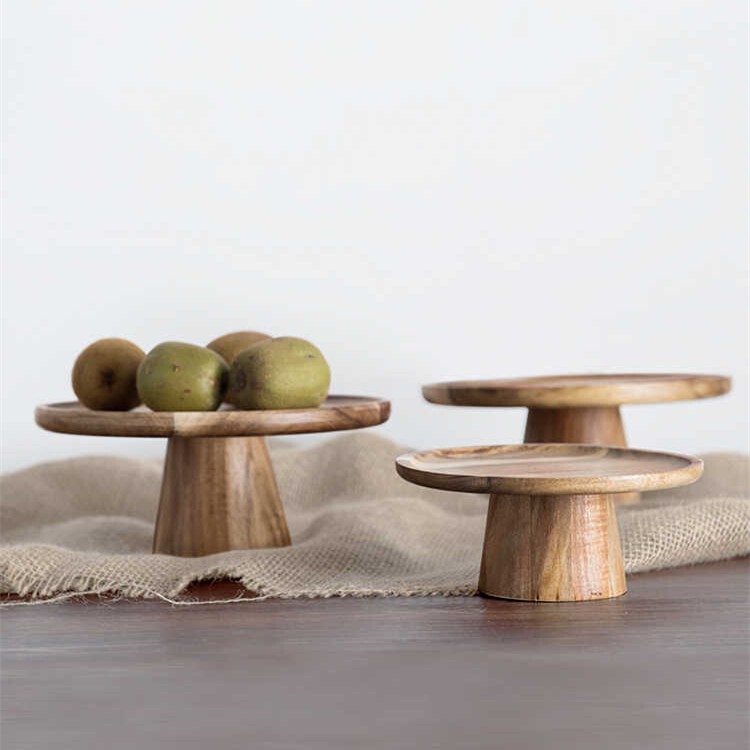 Wooden Tray for Kitchen and Living Room, Suitable for Fruits, Snacks, Sushi, Cakes, Desserts, Multi-Functional Serving Tray, Japanese-Style Tall Stand Wooden Tray for Kitchen and Living Room, Suitable for Fruits, Snacks, Sushi, Cakes, Desserts, Multi-Functional Serving Tray, Japanese-Style Tall Stand