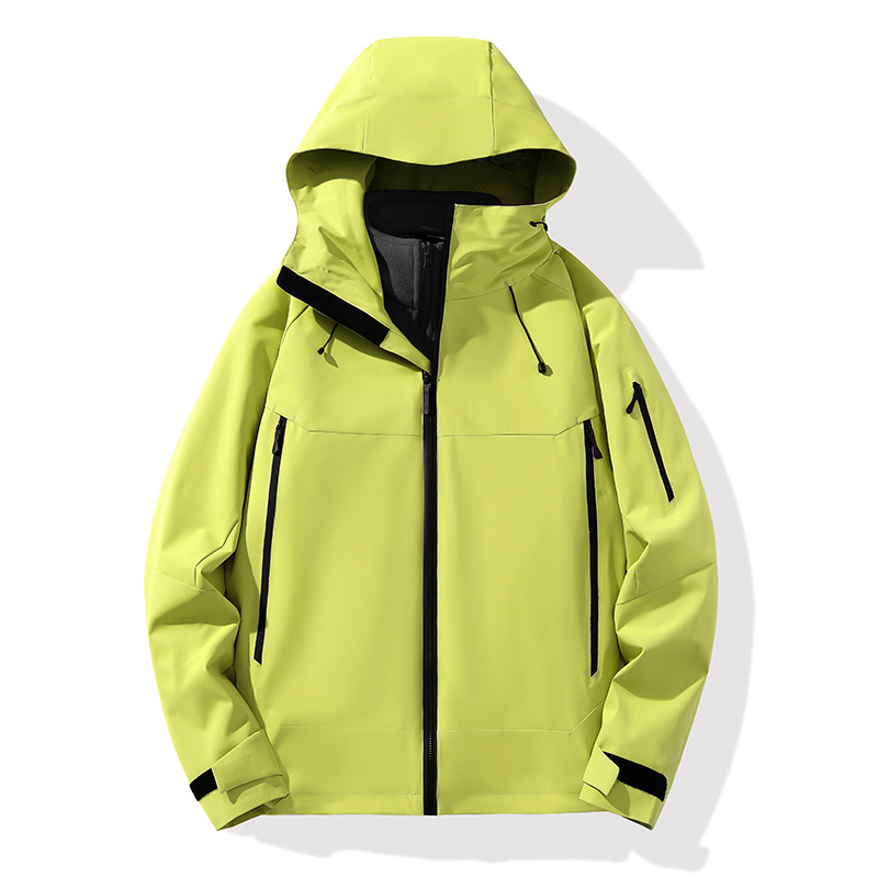 Winter Couple Style Outdoor Three-In-One Detachable Windbreaker Two-Piece Warm Casual Loose Hooded Windbreaker Jacket