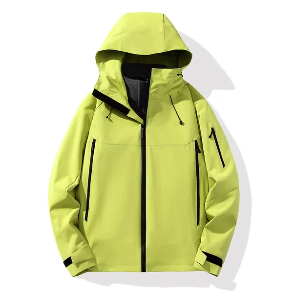 Winter Couple Style Outdoor Three-In-One Detachable Windbreaker Two-Piece Warm Casual Loose Hooded Windbreaker Jacket