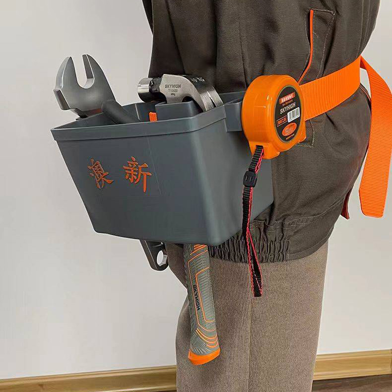 Caja de clavos de plástico grueso de Australia y Nueva Zelanda, bolsillo de clavos, herramientas de bolsillo de clavos, cesta de clavos con cinturón, caja de madera resistente al desgaste, especial