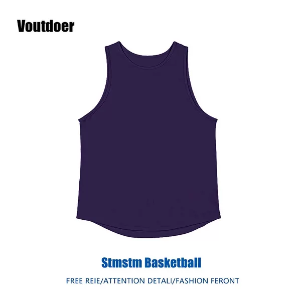 Loose-Fitting Summer Men's Breathable Quick-Drying Sports Clothing Vest Track and Field Fitness Running Training Sleeveless Top Pod