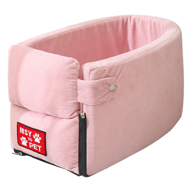 Asiento de seguridad para perro en coche, nido para mascotas coreano, tela fácil de limpiar, desmontable, para hogar
