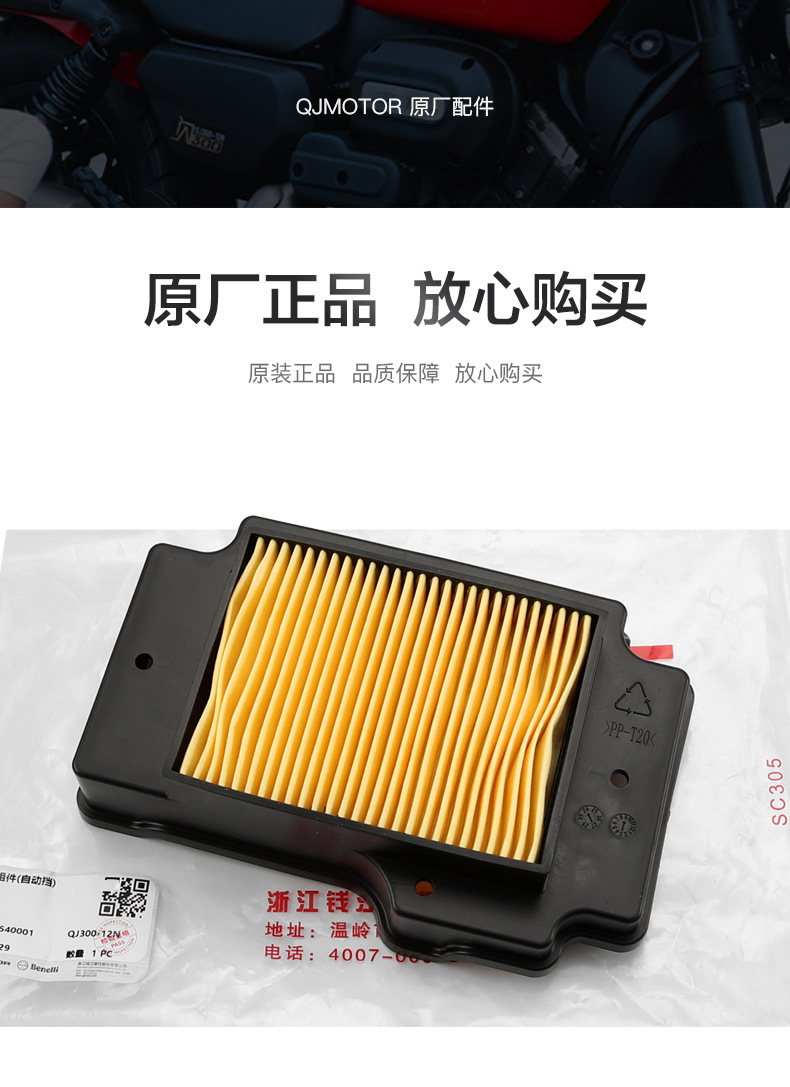 Original Flash 250V Double Cylinder Flash 300Amt Version Automatic Transmission Qianjiang Air Filter Element Air Filter Oil Grids Machine Filter