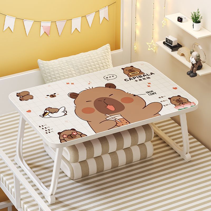 Foldable Small Bed Table, Dormitory Computer Desk, Home Bedroom Bay Window Desk, Student Dormitory Lazy Study Table Foldable Small Bed Table, Dormitory Computer Desk, Home Bedroom Bay Window Desk, Student Dormitory Lazy Study Table
