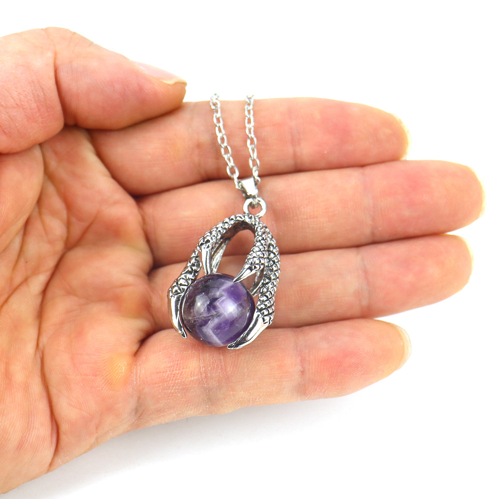 Simple Style Geometric Crystal Handmade Pendant Necklace 1 Piece