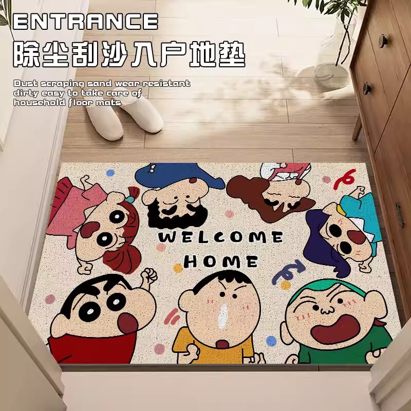 丝圈地垫家用耐脏耐磨防滑地垫进门刮泥蹭土入户门地垫一件代发|undefined