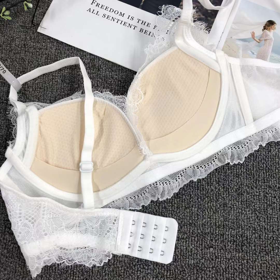 Nuevo Sujetador de encaje cintura ajustable que adelgaza la ropa interior de pecho pequeño empuja hacia arriba la ropa interior cómoda empuja hacia arriba el sujetador sin costuras