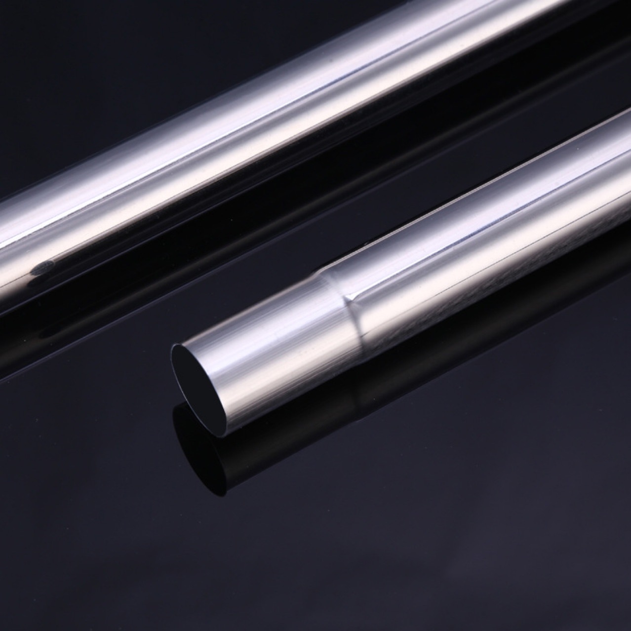 源头厂家201不锈钢缩口圆管专业制造不锈钢鞋架管拖把配件批发