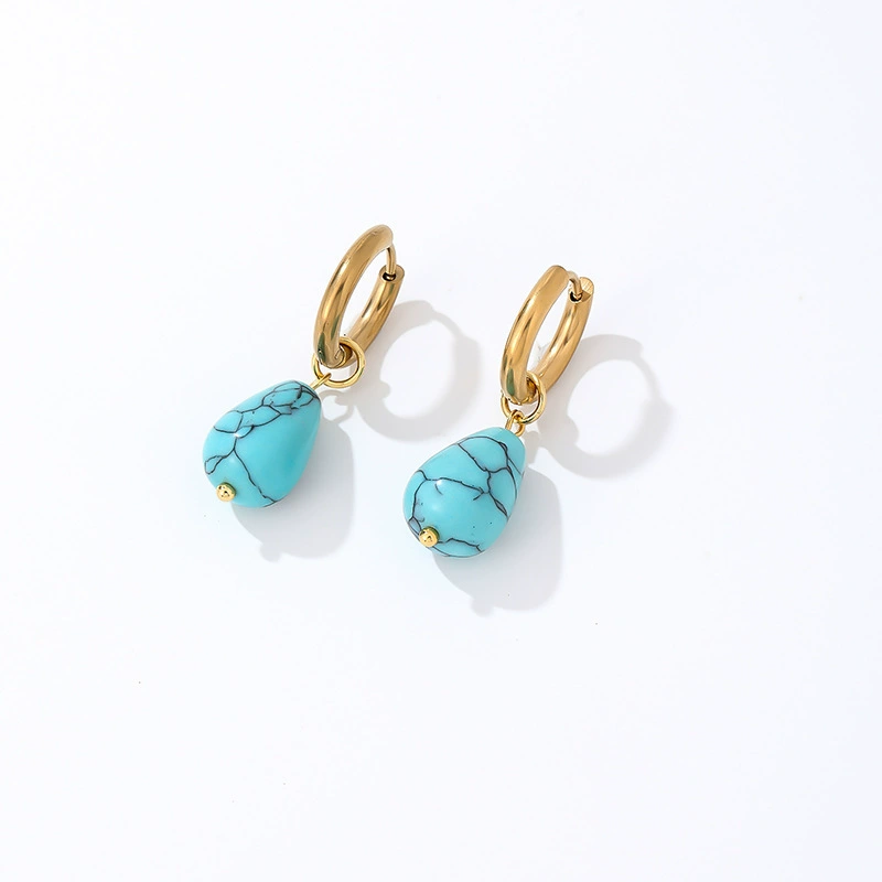  Organic retro сережки, аксессуар из нержавеющей стали, китайский стиль, легкая роскошь