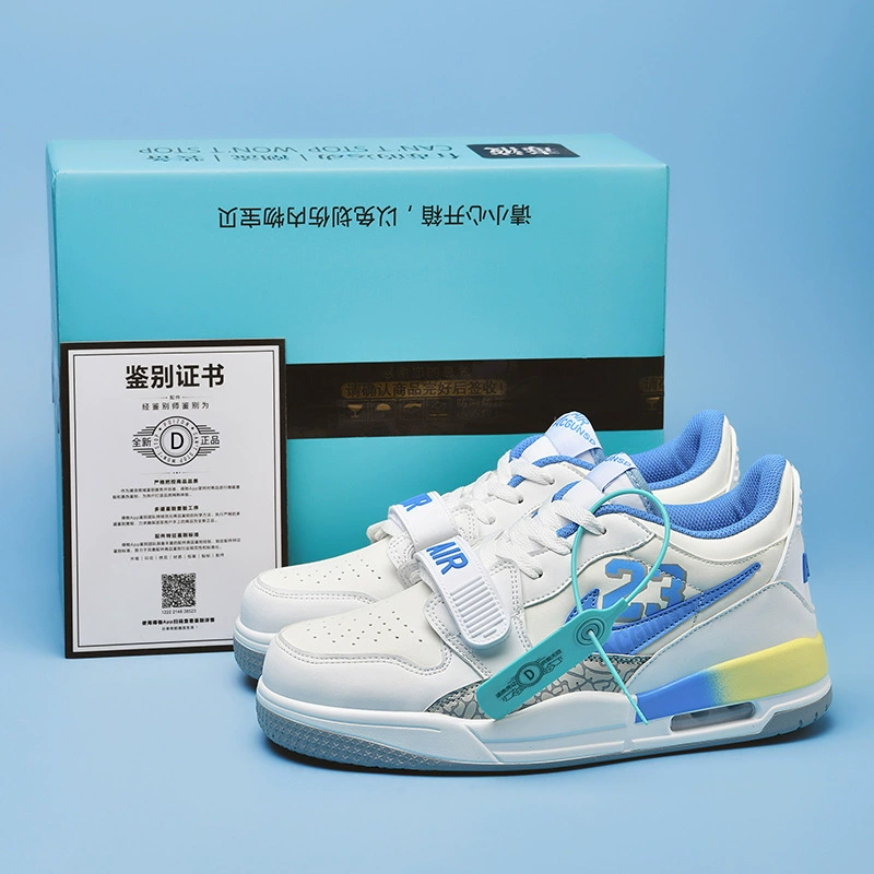 Путянь aj312 фактическая баскетбольная обувь мужская серебряная обувь с низким верхом