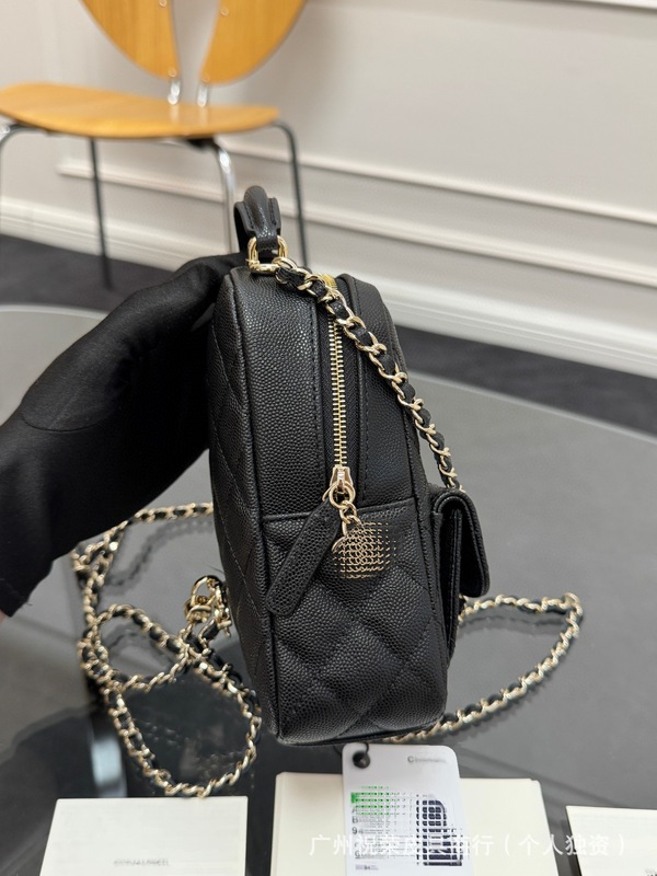 広州貨物 小香風24c ライチ柄ミニ菱形チェーンショルダーバッグ シングルショルダー斜め掛け女性用バッグ 軽量|undefined