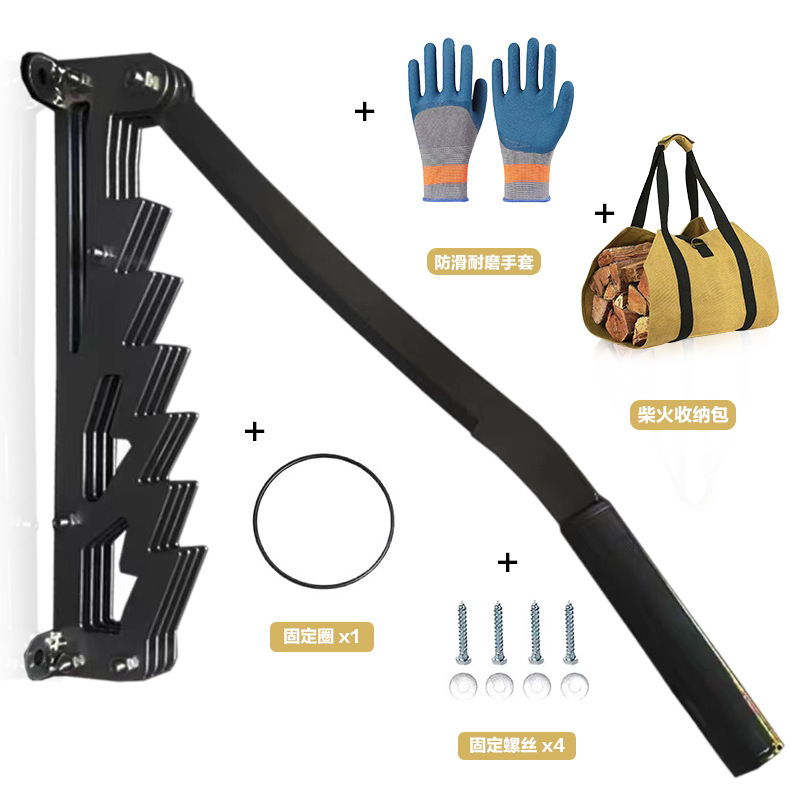 跨境新品壁挂式劈柴器家用户外劈柴神器庭院野营柴火分离器劈柴器