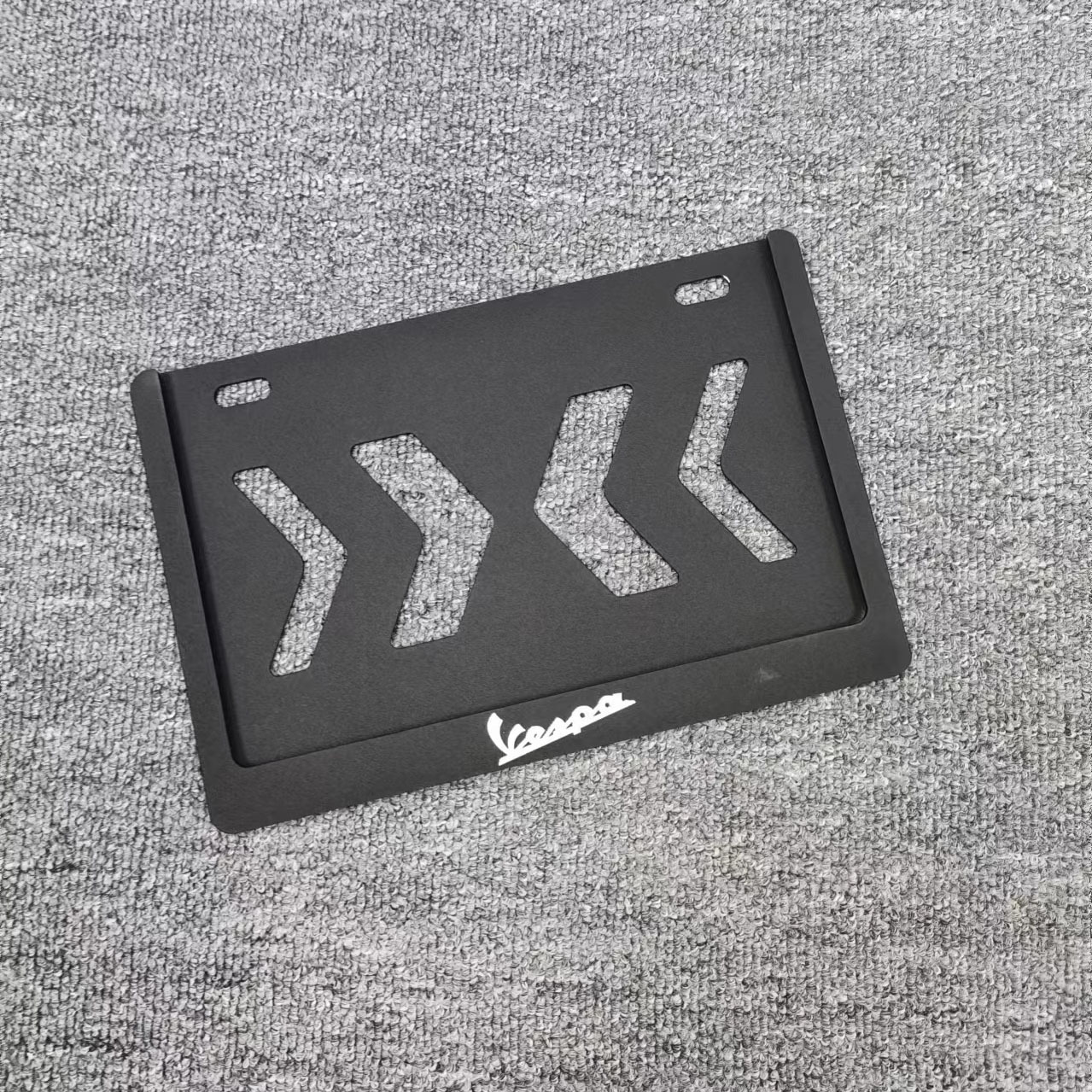 Honda – License Plate Frame Nömrə qabı - mopai-magnesium-aluminum-alloy-anti-bend-matte-black-vespa-logo