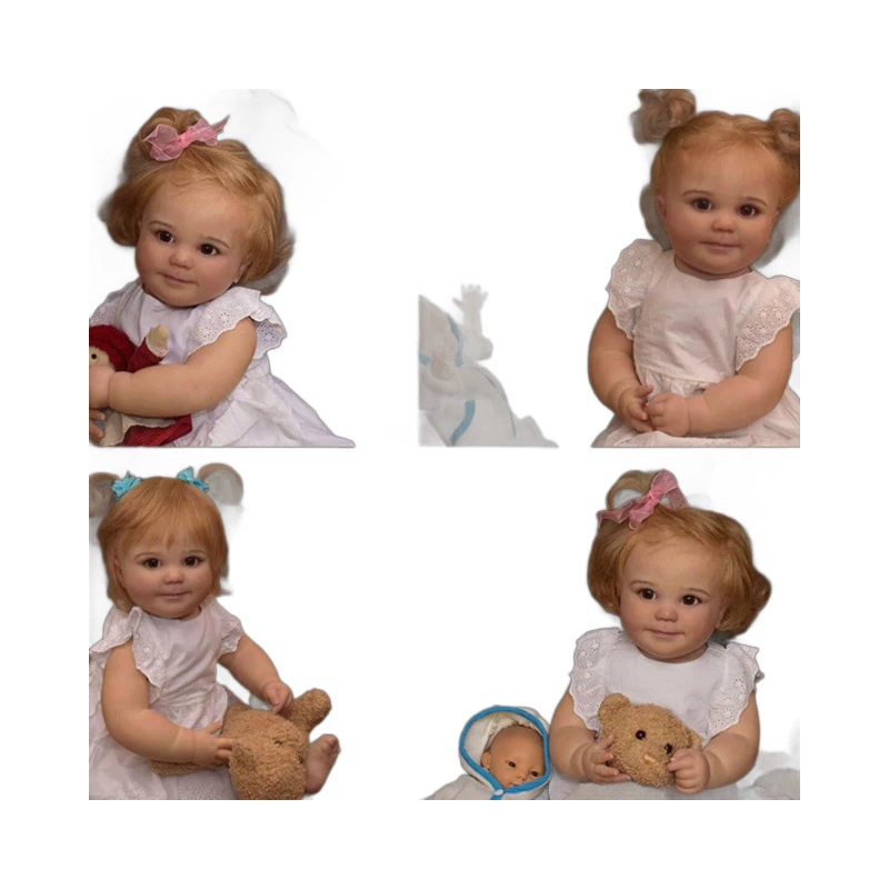 Реалистичная кукла девочка для малыша, 3D, 60см