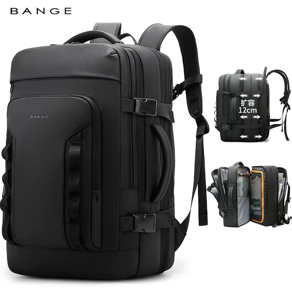 Bange Backpack Men's High-End Large-Capacity Backpack Expansion Business Trip Travel Backpack Commuter Computer Bag