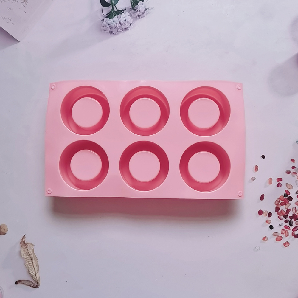 Silicone 6 copas 156 galletas molde de silicona molde de postre molde de hielo pastel horneado harina de arroz