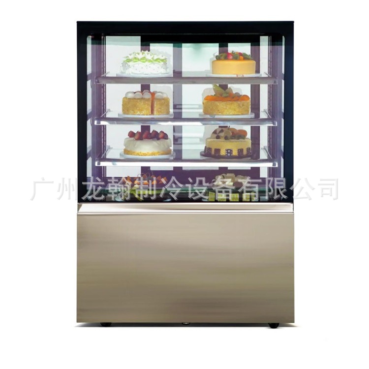直角蛋糕慕斯柜冷藏保鲜冰柜水果西点甜品商用熟食台式风冷展示柜
