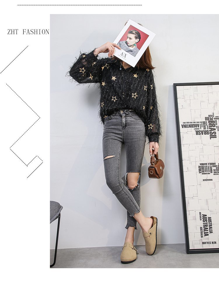 Spring 2021 European and American retro Baotou half-slipper women's cork flat flat large size casual one-step lazy lady's slipper undefined