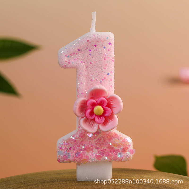工場直販クロスボーダー DIY クリエイティブデジタル粘着粉末 0-9 キャンドル誕生日パーティーケーキデコレーションキャンドル|undefined